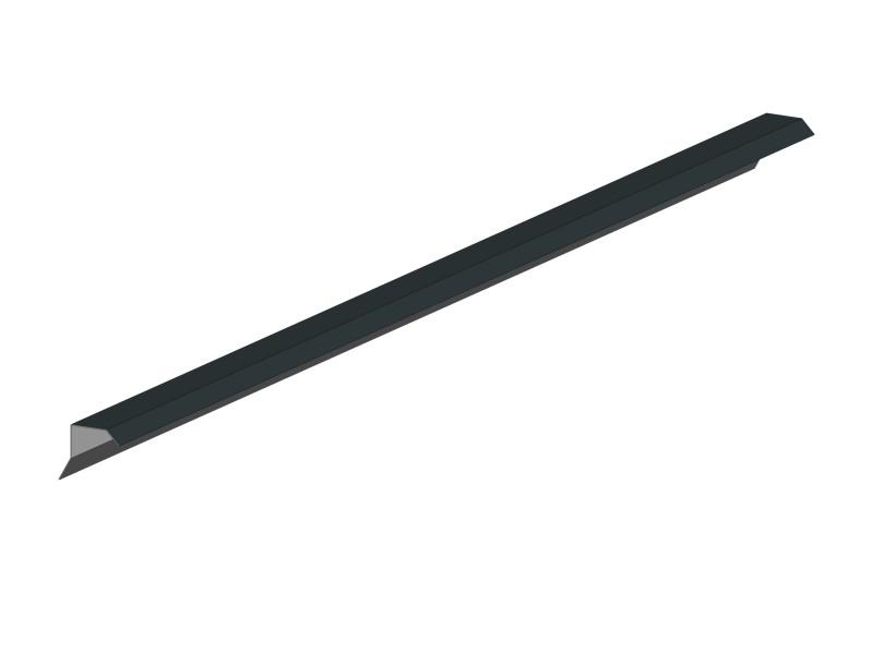 Blendenabdeckung Flachdach Typ 1b - bis 30 mm Blendendicke - 1 Stück
