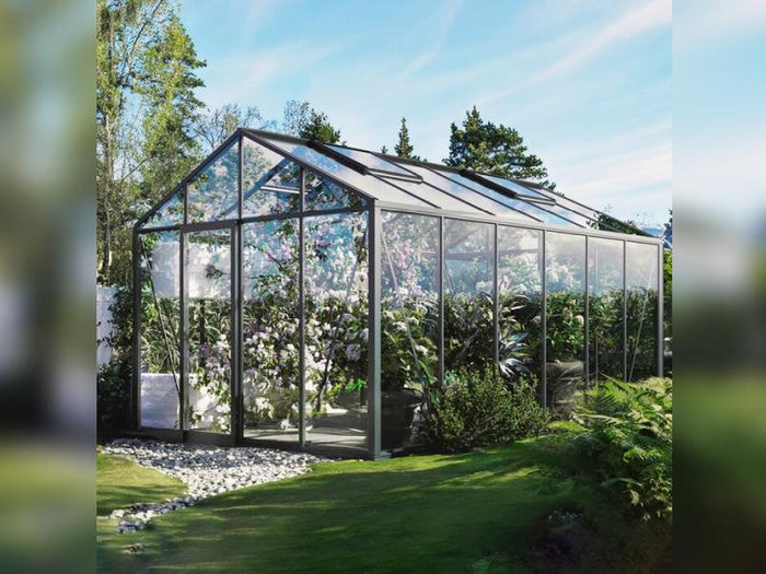 Bloomcabin Gewächshaus Klassik 7 inkl. kleinem integr. Stauraum
