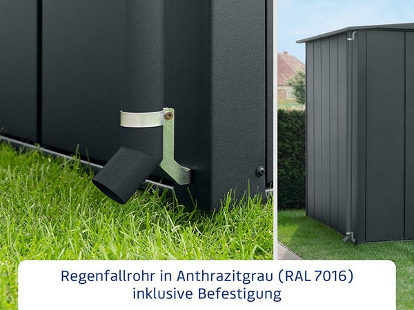 EcoStar Fallrohr,  Anthrazitgrau
