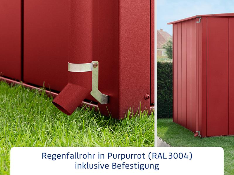 EcoStar Fallrohr,  Purpurrot