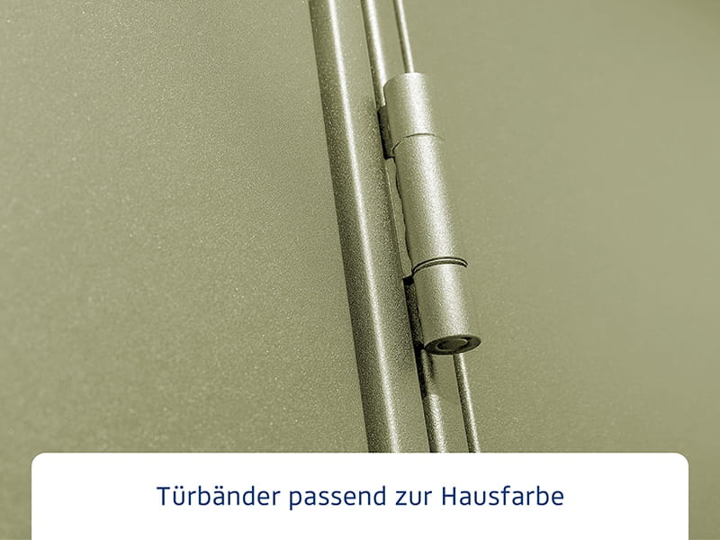 Ecostar Gerätehaus Elegant-P,Typ 2, Schilfgrün, 1 flg