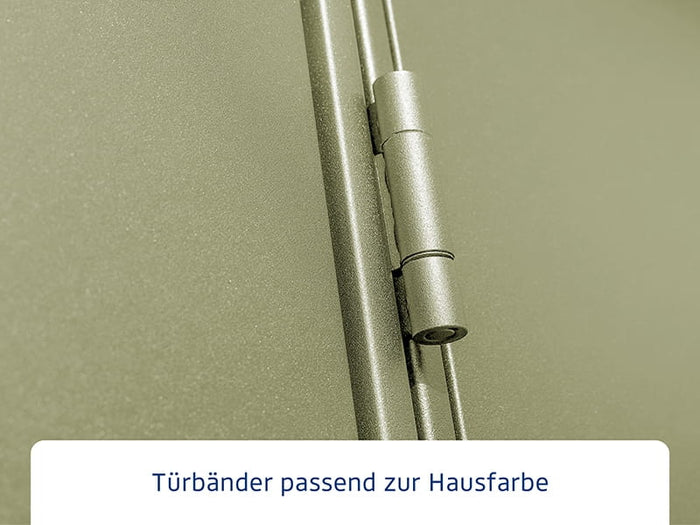 Ecostar Gerätehaus Elegant-P,Typ 2, Schilfgrün, 1 flg