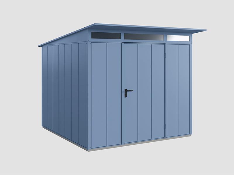 Ecostar Gerätehaus Elegant-P,Typ 2, Taubenblau, 1 flg