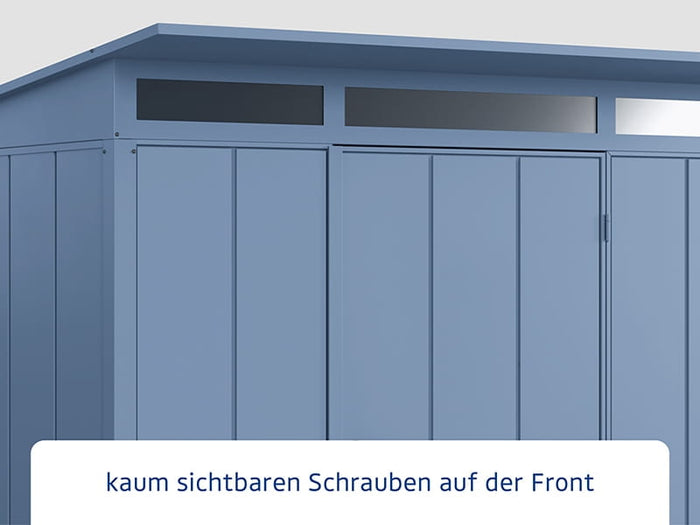 Ecostar Gerätehaus Elegant-P,Typ 2, Taubenblau, 1 flg