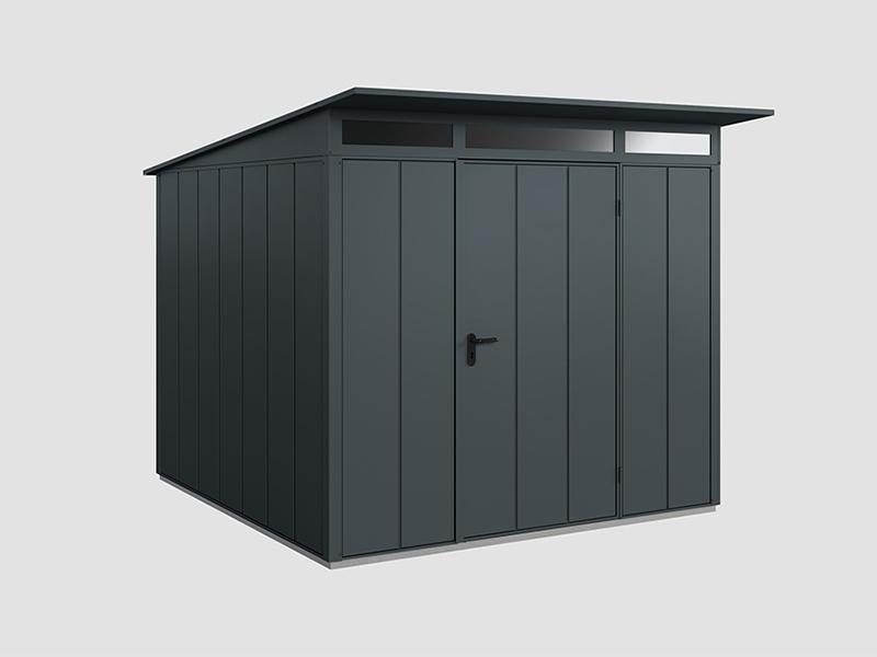 Ecostar Gerätehaus Elegant-P,Typ 2, Anthrazitgrau, 1 flg