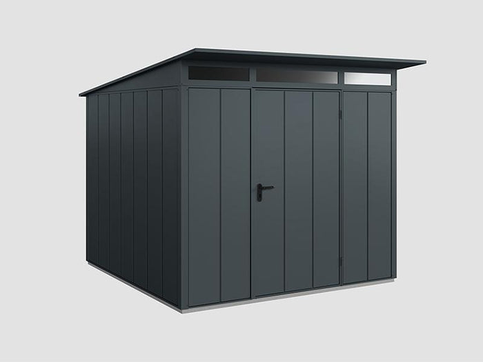 Ecostar Gerätehaus Elegant-P,Typ 2, Anthrazitgrau, 1 flg