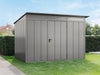 Ecostar Gerätehaus Elegant-P,Typ 3, Grau Aluminum, 1 flg