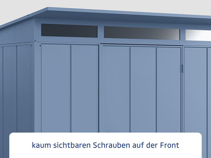 Ecostar Gerätehaus Elegant-P,Typ 3, Taubenblau, 1 flg