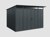 Ecostar Gerätehaus Elegant-P,Typ 3, Anthrazitgrau, 2 flg