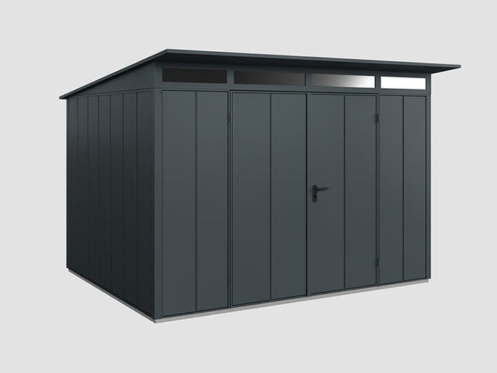 Ecostar Gerätehaus Elegant-P,Typ 3, Anthrazitgrau, 2 flg
