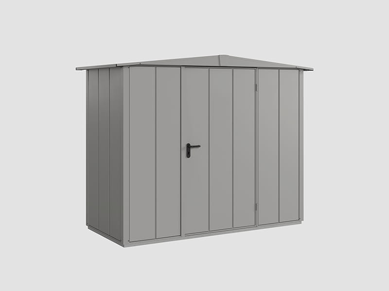 Ecostar Gerätehaus Elegant-S,Typ 1, Grau Aluminum, 1 flg