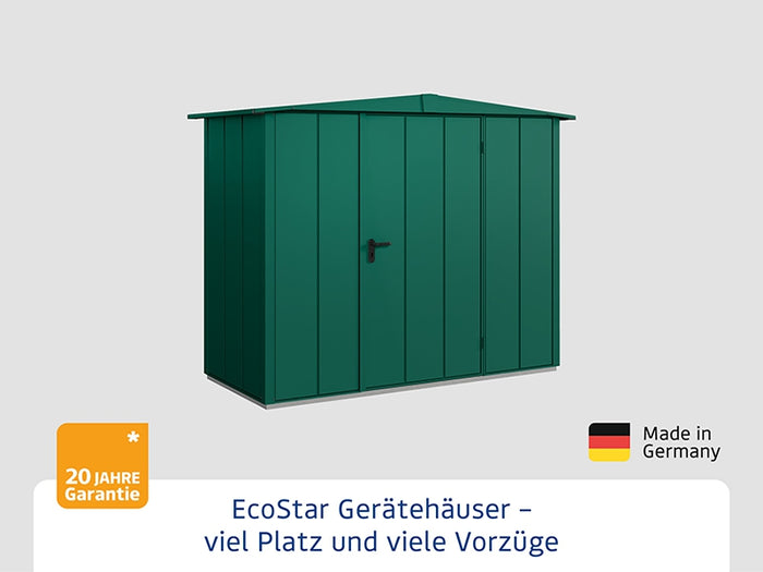 Ecostar Gerätehaus Elegant-S,Typ 1, Moosgrün, 1 flg