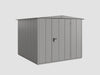 Ecostar Gerätehaus Elegant-S,Typ 2, Grau Aluminum, 1 flg