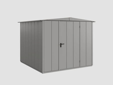 Ecostar Gerätehaus Elegant-S,Typ 2, Grau Aluminum, 1 flg