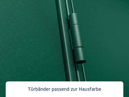 Ecostar Gerätehaus Elegant-S,Typ 2, Moosgrün, 2 flg