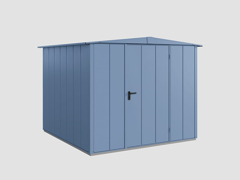 Ecostar Gerätehaus Elegant-S,Typ 2, Taubenblau, 1 flg