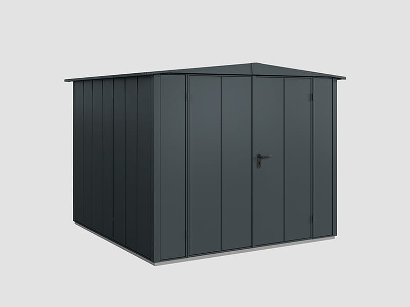 Ecostar Gerätehaus Elegant-S,Typ 2, Anthrazitgrau, 2 flg