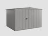 Ecostar Gerätehaus Elegant-S,Typ 3, Grau Aluminum, 1 flg