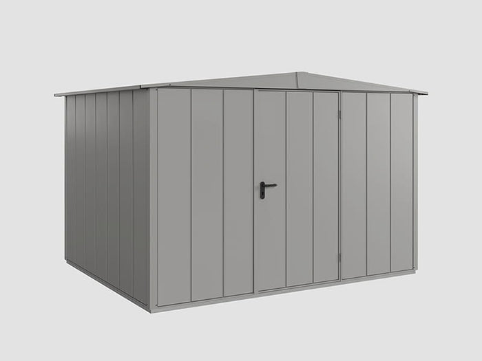 Ecostar Gerätehaus Elegant-S,Typ 3, Grau Aluminum, 1 flg