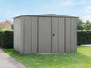 Ecostar Gerätehaus Elegant-S,Typ 3, Grau Aluminum, 2 flg