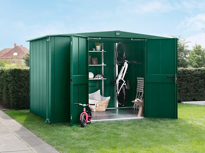 Ecostar Gerätehaus Elegant-S,Typ 3, Moosgrün, 2 flg