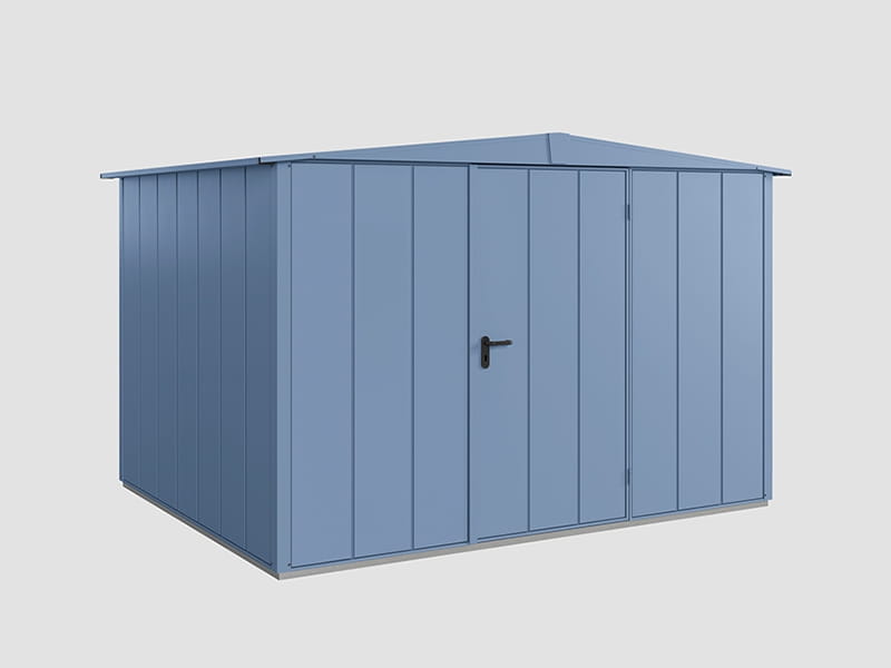 Ecostar Gerätehaus Elegant-S,Typ 3, Taubenblau, 1 flg
