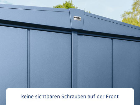 Ecostar Gerätehaus Elegant-S,Typ 3, Taubenblau, 1 flg
