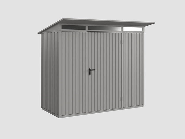 Ecostar Gerätehaus Trend-P,Typ 1, Grau Aluminium, 1 flg
