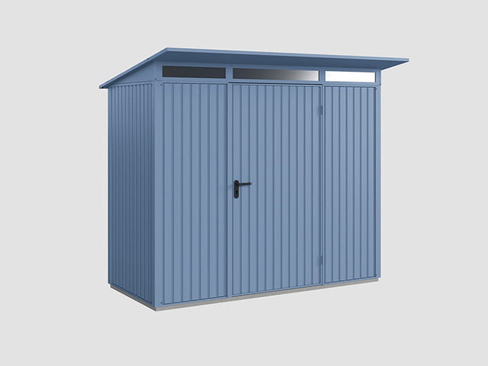 Ecostar Gerätehaus Trend-P,Typ 1, Taubenblau, 1 flg