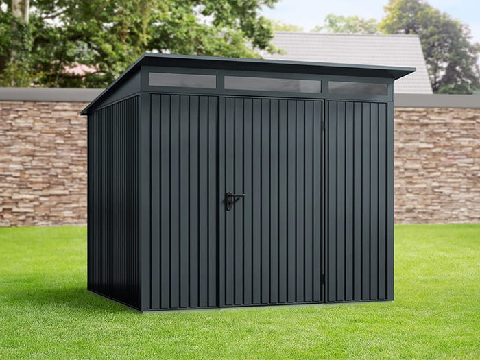Ecostar Gerätehaus Trend-P,Typ 2, Anthrazitgrau, 1 flg