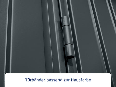 Ecostar Gerätehaus Trend-P,Typ 2, Anthrazitgrau, 1 flg