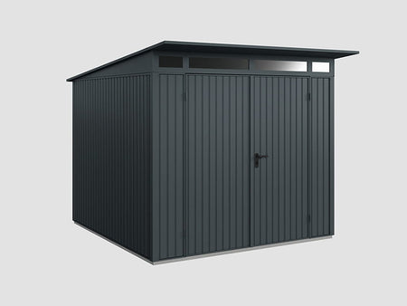 Ecostar Gerätehaus Trend-P,Typ 2, Anthrazitgrau, 2 flg