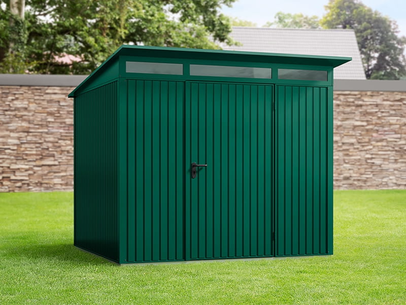 Ecostar Gerätehaus Trend-P,Typ 2, Moosgrün, 1 flg