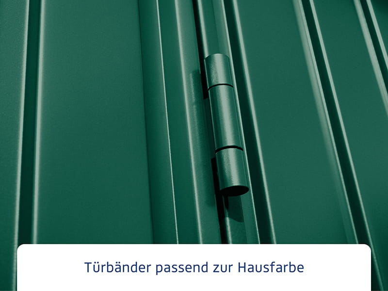 Ecostar Gerätehaus Trend-P,Typ 2, Moosgrün, 1 flg