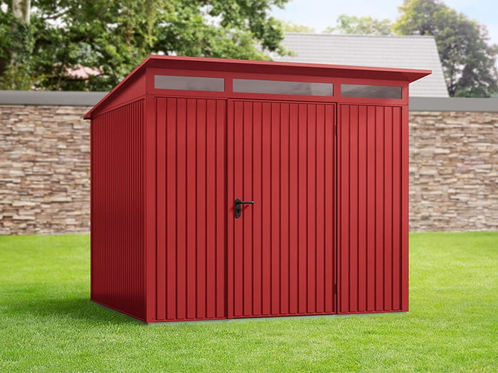 Ecostar Gerätehaus Trend-P,Typ 2, Purpurrot, 1 flg