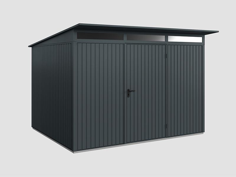 Ecostar Gerätehaus Trend-P,Typ 3, Anthrazitgrau, 1 flg