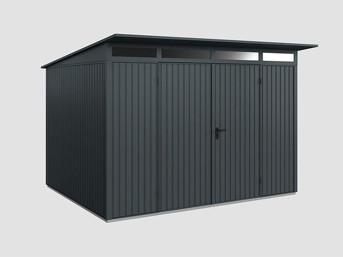 Ecostar Gerätehaus Trend-P,Typ 3, Anthrazitgrau, 2 flg