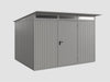 Ecostar Gerätehaus Trend-P,Typ 3, Grau Aluminum, 1 flg