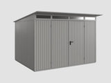 Ecostar Gerätehaus Trend-P,Typ 3, Grau Aluminum, 2 flg
