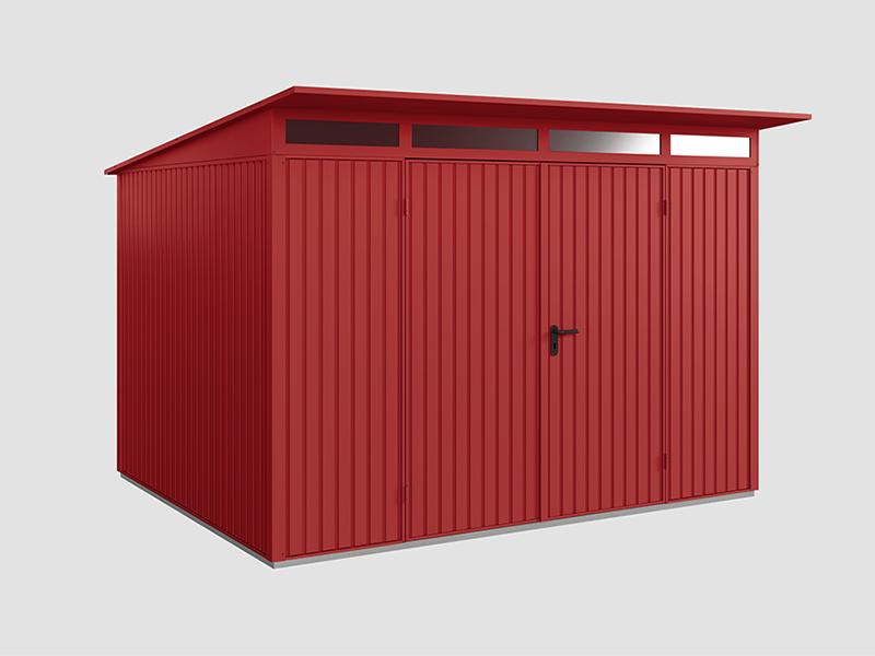 Ecostar Gerätehaus Trend-P,Typ 3, Purpurrot, 2 flg