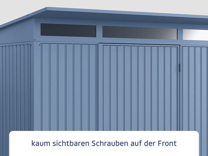 Ecostar Gerätehaus Trend-P,Typ 3, Taubenblau, 1 flg