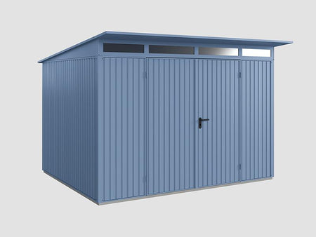 Ecostar Gerätehaus Trend-P,Typ 3, Taubenblau, 2 flg
