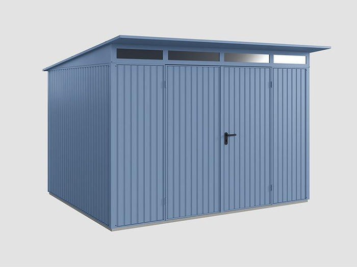 Ecostar Gerätehaus Trend-P,Typ 3, Taubenblau, 2 flg