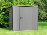 Ecostar Gerätehaus Trend-S,Typ 1, Grau Aluminum, 1 flg