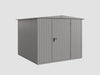 Ecostar Gerätehaus Trend-S,Typ 2, Grau Aluminum, 1 flg