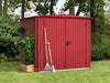 Ecostar Gerätehaus Trend-S,Typ 2, Purpurrot, 2 flg
