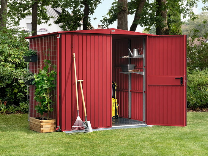 Ecostar Gerätehaus Trend-S,Typ 2, Purpurrot, 2 flg
