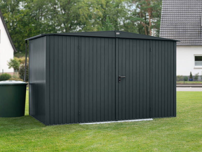 Ecostar Gerätehaus Trend-S,Typ 3, Anthrazitgrau, 2 flg