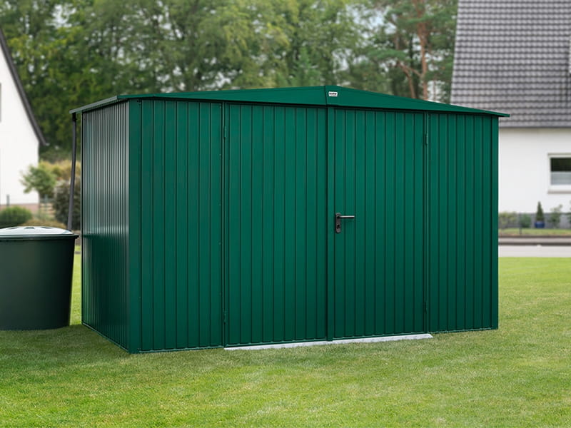 Ecostar Gerätehaus Trend-S,Typ 3, Moosgrün, 2 flg