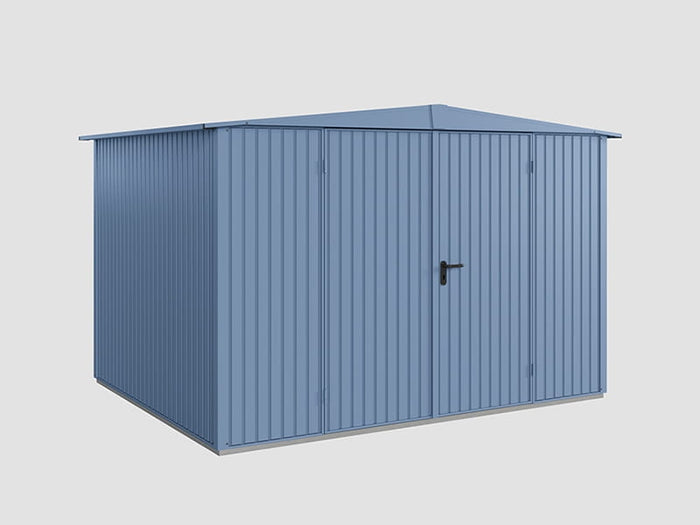 Ecostar Gerätehaus Trend-S,Typ 3, Taubenblau, 2 flg